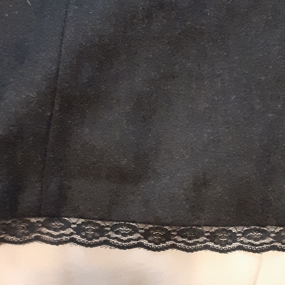 RW&CO Wool Womens Midi skirt with Lace hem - Picture 7 of 7